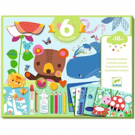 Coffret multi-activités pour les petits - La souris et ses amis - Djeco