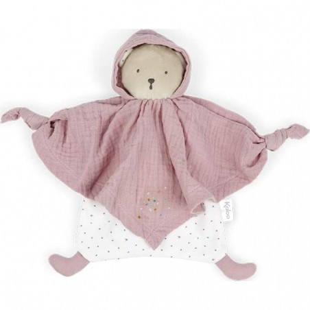 Doudou Bio Ours rose Petit Pas – Kaloo
