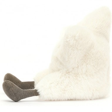 Peluche étoile blanc crème
