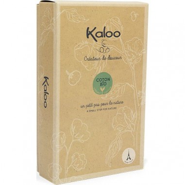 Doudou Bio Ours rose Petit Pas – Kaloo