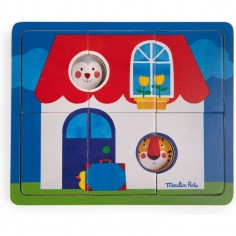 Puzzle à  3 étages Les Popipop - Moulin Roty 2