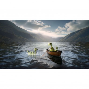 Peluche Monstre du Loch Ness - Nessie - 48 cm - Jellycat