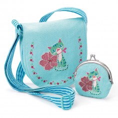 Sac et porte monnaie chaton - Djeco