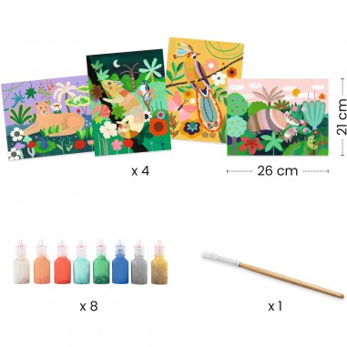 Peinture - Forêt tropicale - Djeco