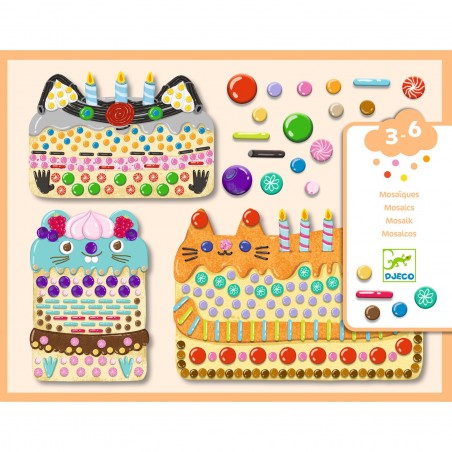 Collages pour les petits Cakes et bombecs - Djeco