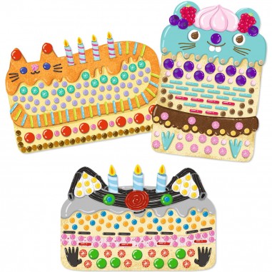 Collages pour les petits Cakes et bombecs - Djeco