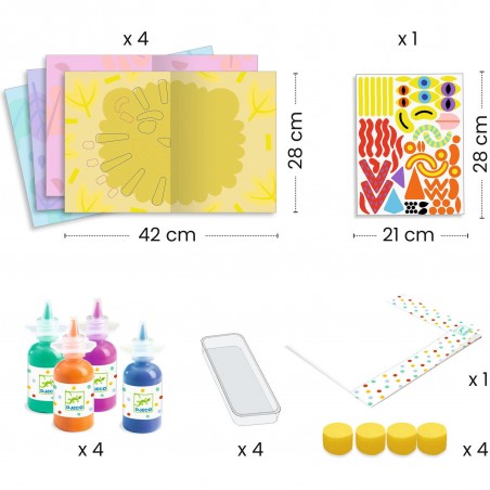 Peinture pour les petits A caresser - Djeco