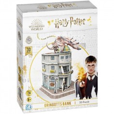Puzzle 3D Harry Potter - La Banque de Gringotts - 74 pièces - 4d Cityscape Worldwide Limited