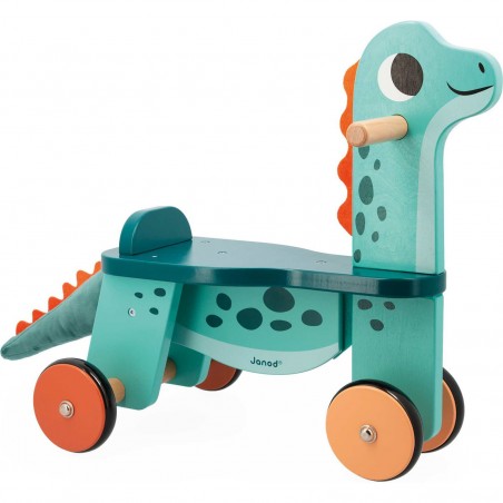 Porteur bois bébé - Porteur dinosaure, enfant 12 mois 1 an - Janod