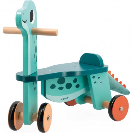 Porteur bois bébé - Porteur dinosaure, enfant 12 mois 1 an - Janod