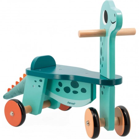 Porteur bois bébé - Porteur dinosaure, enfant 12 mois 1 an - Janod