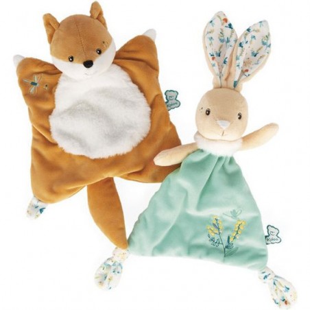 Fripons - Doudou Carre Renard Leonard - 20Cm - Kaloo