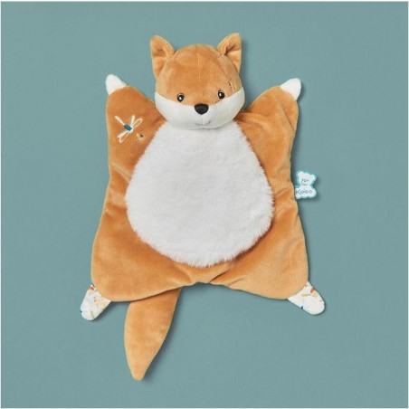 Fripons - Doudou Carre Renard Leonard - 20Cm - Kaloo