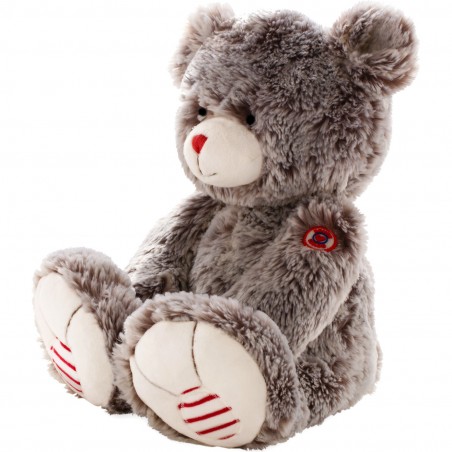 Peluche ours gris - Collection Rouge Kaloo