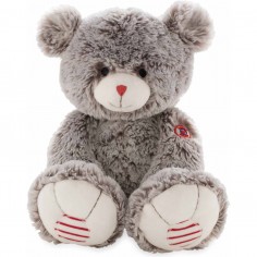Peluche ours gris - Collection Rouge Kaloo 2