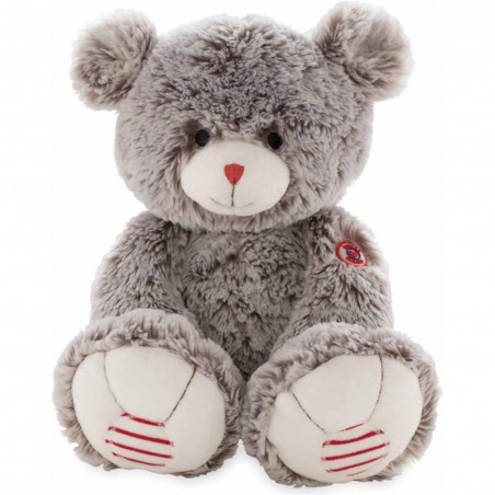 Peluche ours gris - Collection Rouge Kaloo