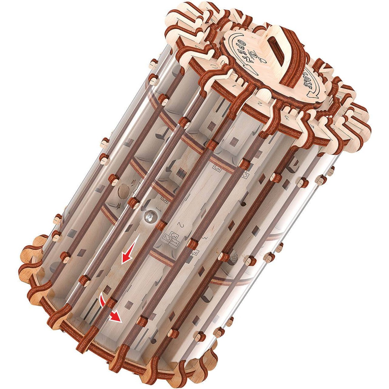 Mr Playwood Labyrinthe maquette 3D mobile en bois