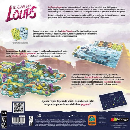 Le Clan des Loups - Pandasaurus Games - Jeux de société - Gigamic