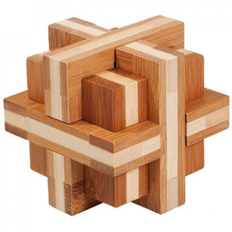 Casse-Tête Bambou - Double Croix - Fridolin - Jeux classiques - Gigamic