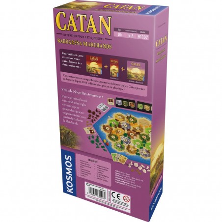 Catan : Barbares et Marchands 5/6 joueurs - Extension - Jeux de société - Kosmos
