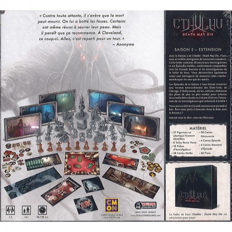 Cthulhu: Death May Die - Saison 2 - Jeux de société - Cmon