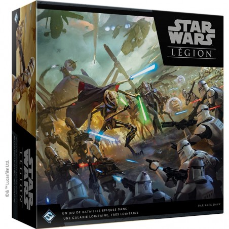 Star Wars : Légion - Clone Wars - Boîte de base - Jeux de Figurines - Fantasy Flight Games