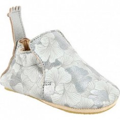 Blublu Ginko Inwy/argent - Chaussons semelle souple Filles