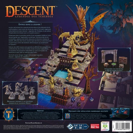 Descent: Légendes des Ténèbres - Jeux de société - Fantasy Flight Games