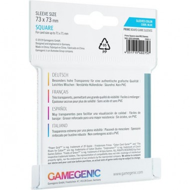 : 50 Prime Sleeves 73x73 - Accessoires - Gamegenic