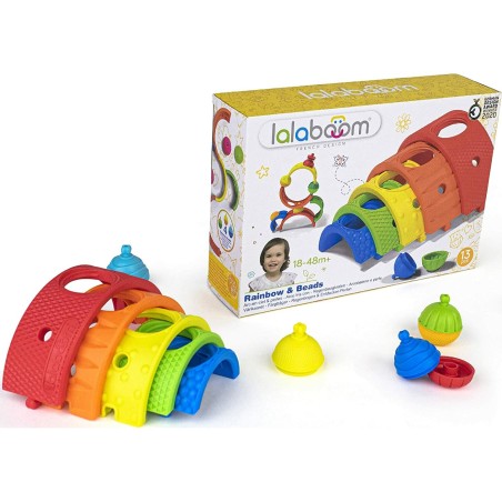 Arches Arc en ciel et balles sensorielles - Lalaboom