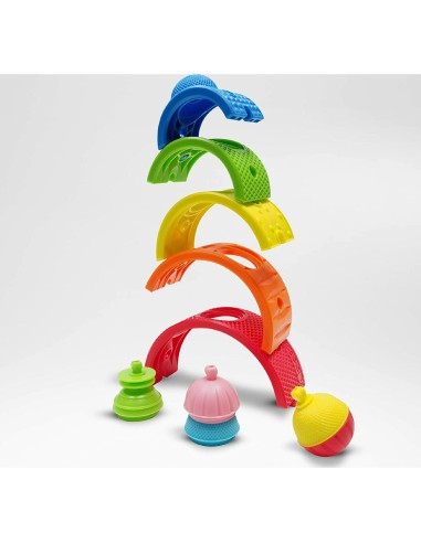 Arches Arc en ciel et balles sensorielles - Lalaboom