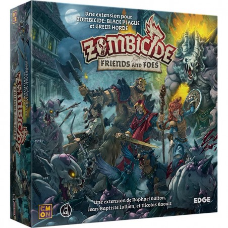 Zombicide - Black Plague: Friends and Foes - Jeu de société - Edge - Cmon