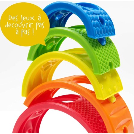 Arches Arc en ciel et balles sensorielles - Lalaboom