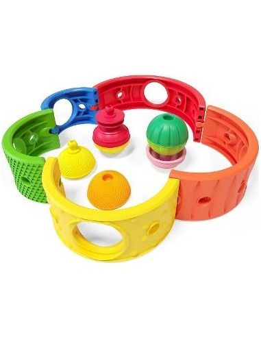 Arches Arc en ciel et balles sensorielles - Lalaboom