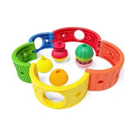 Arches Arc en ciel et balles sensorielles - Lalaboom