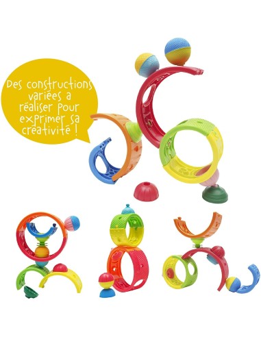 Arches Arc en ciel et balles sensorielles - Lalaboom