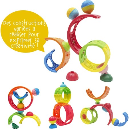 Arches Arc en ciel et balles sensorielles - Lalaboom