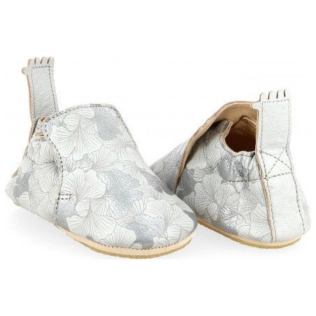Blublu Ginko Inwy/argent - Chaussons semelle souple Filles