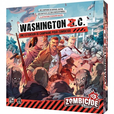 Zombicide 2ème Edition : Saison 1 - Washington Z.C. - Extension - Jeux de société - Cmon