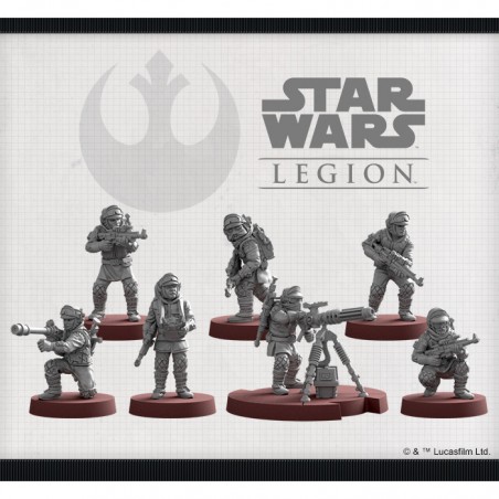 Vétérans Rebelles - Extension d'Unité - Star Wars Légion - Atomic Mass Games