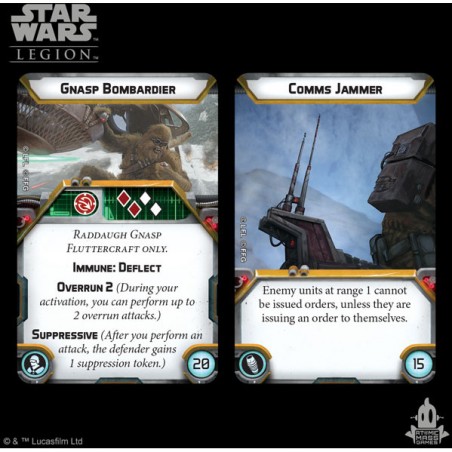 Ornithorptère Raddaugh Gnasp - Extension d'Unité - Star Wars Légion - Fantasy Flight Games