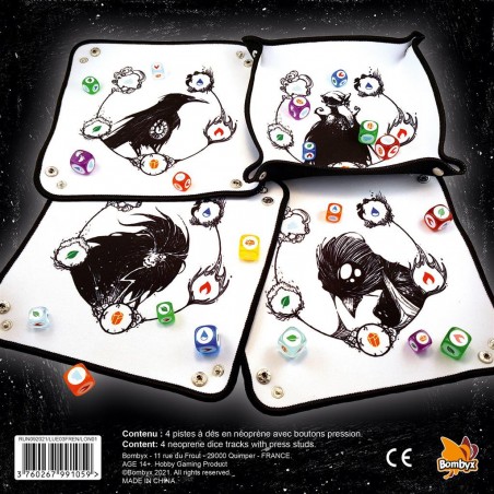 Lueur : Pack de 4 pistes à dés- Jeux de société - Bombyx