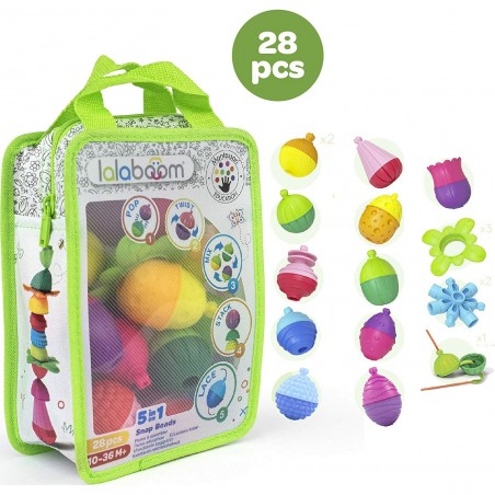 Sac de Perles Lalaboom 28 pièces