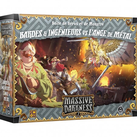 Massive Darkness 2 : Bardes & Ingénieurs Vs Anges du Métal - Extension - Jeux de société - Cmon