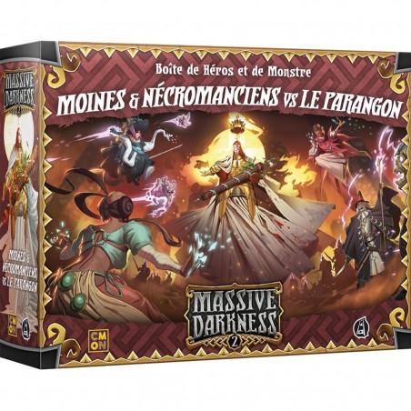 Massive Darkness 2 : Moines & Nécromanciens Vs Le Parangon - Extension - Jeux de société - Cmon
