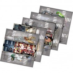 Zombicide : Set de Dalles Saison 1 - Extension - Jeux de société - Cmon 2