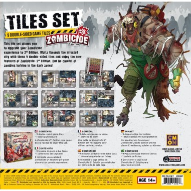 Zombicide : Set de Dalles Saison 1 - Extension - Jeux de société - Cmon