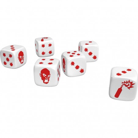 Zombicide : Dés Spéciaux Noirs et Blanc - Jeux de société - Cmon