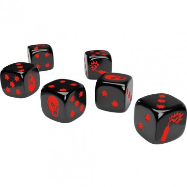 Zombicide : Dés Spéciaux Noirs et Blanc - Jeux de société - Cmon