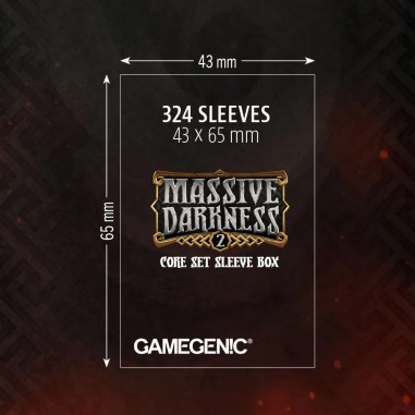 Massive Darkness 2 - Core Set Sleeve Box - Gamegenic - Accessoires - Cmon